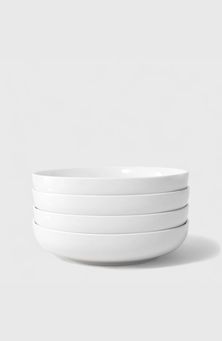 PUBLIC GOODS Ceramic Dinner Bowls, Main, color, White