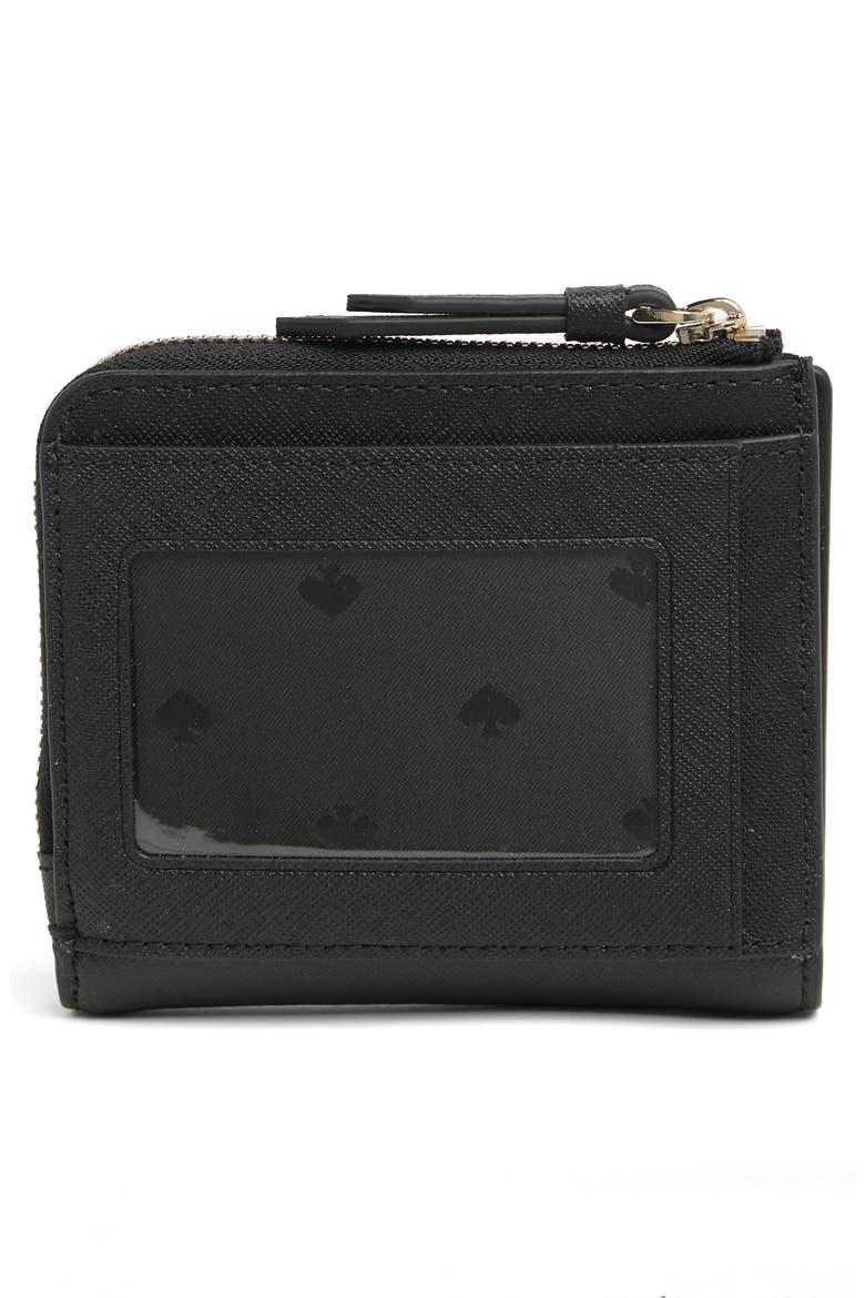 cameron zip bifold wallet, Alternate, color, BLACK