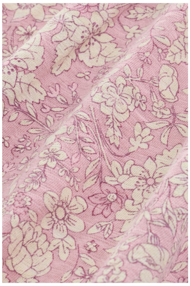 Kids' Floral Button Dress, Alternate, color, PINK