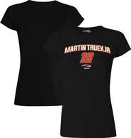 JOE GIBBS RACING TEAM COLLECTION Women's Joe Gibbs Racing Team Collection Black Martin Truex Jr Rival T-Shirt