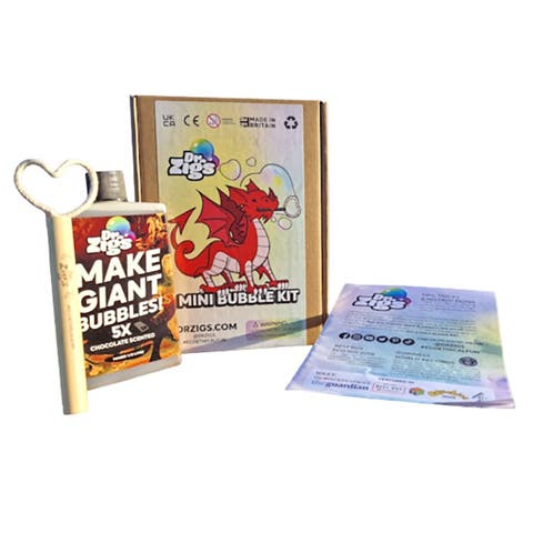 All in 1 Mini Bubble Kit, Cotton Wand, 3 Pieces