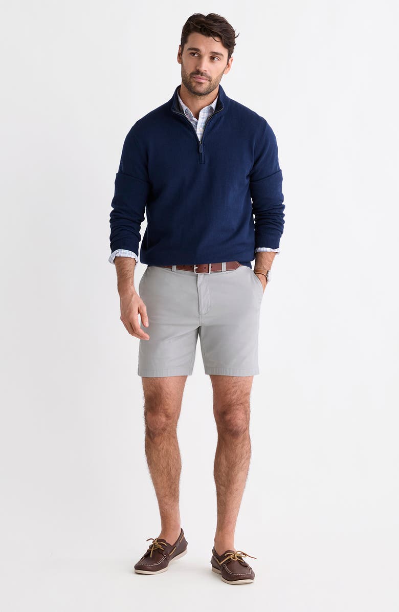 vineyard vines Chilmark 7-Inch Stretch Chino Shorts, Alternate, color, Granite