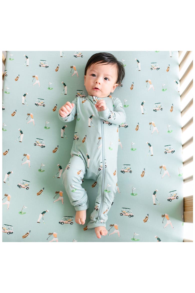 Two-Way Zip Romper, Alternate, color, GOLF