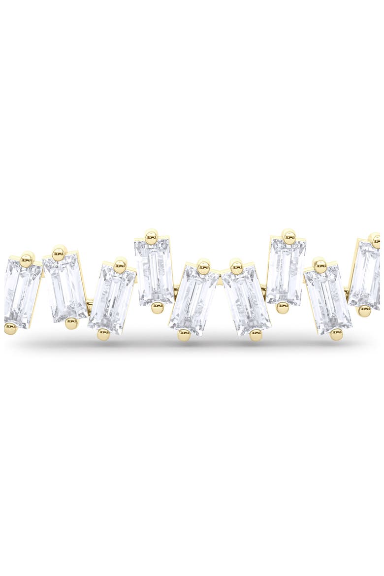 Baguette Lab Created Diamond Bar Pendant Necklace, Alternate, color, 18K YELLOW GOLD