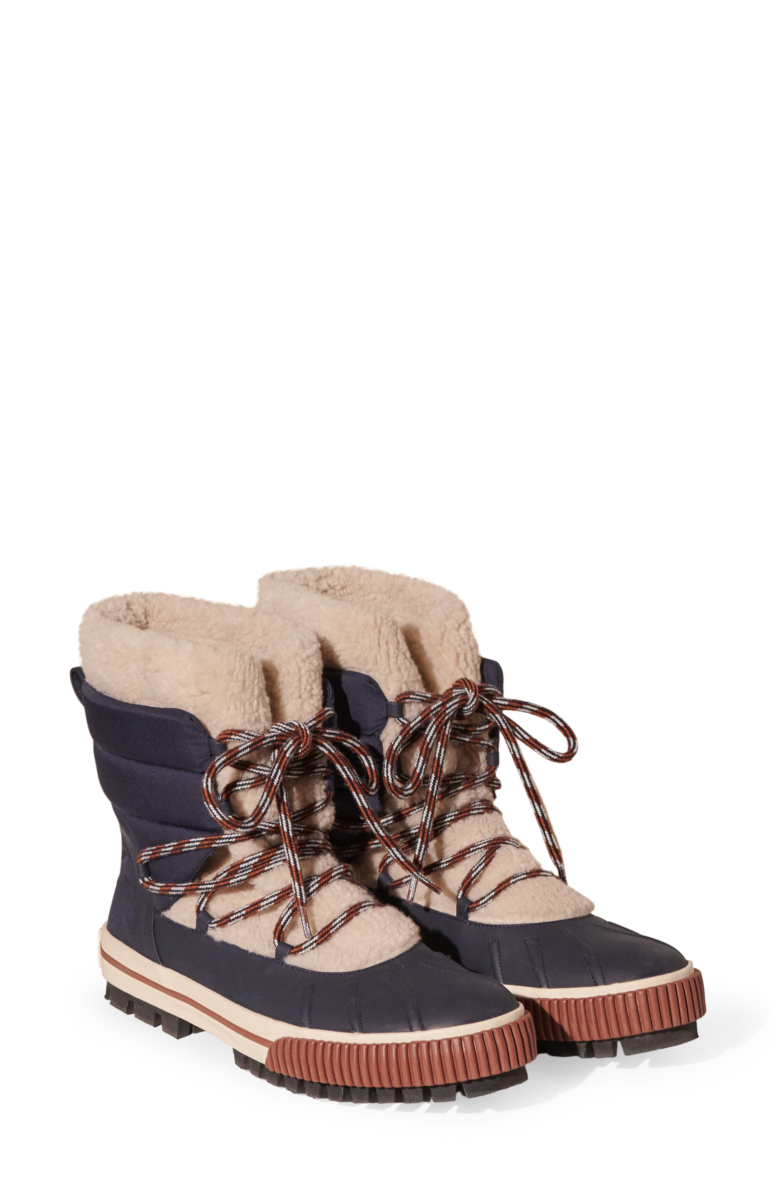 Loro Piana Ben Nevis Genuine Shearling Boot, Main, color, 