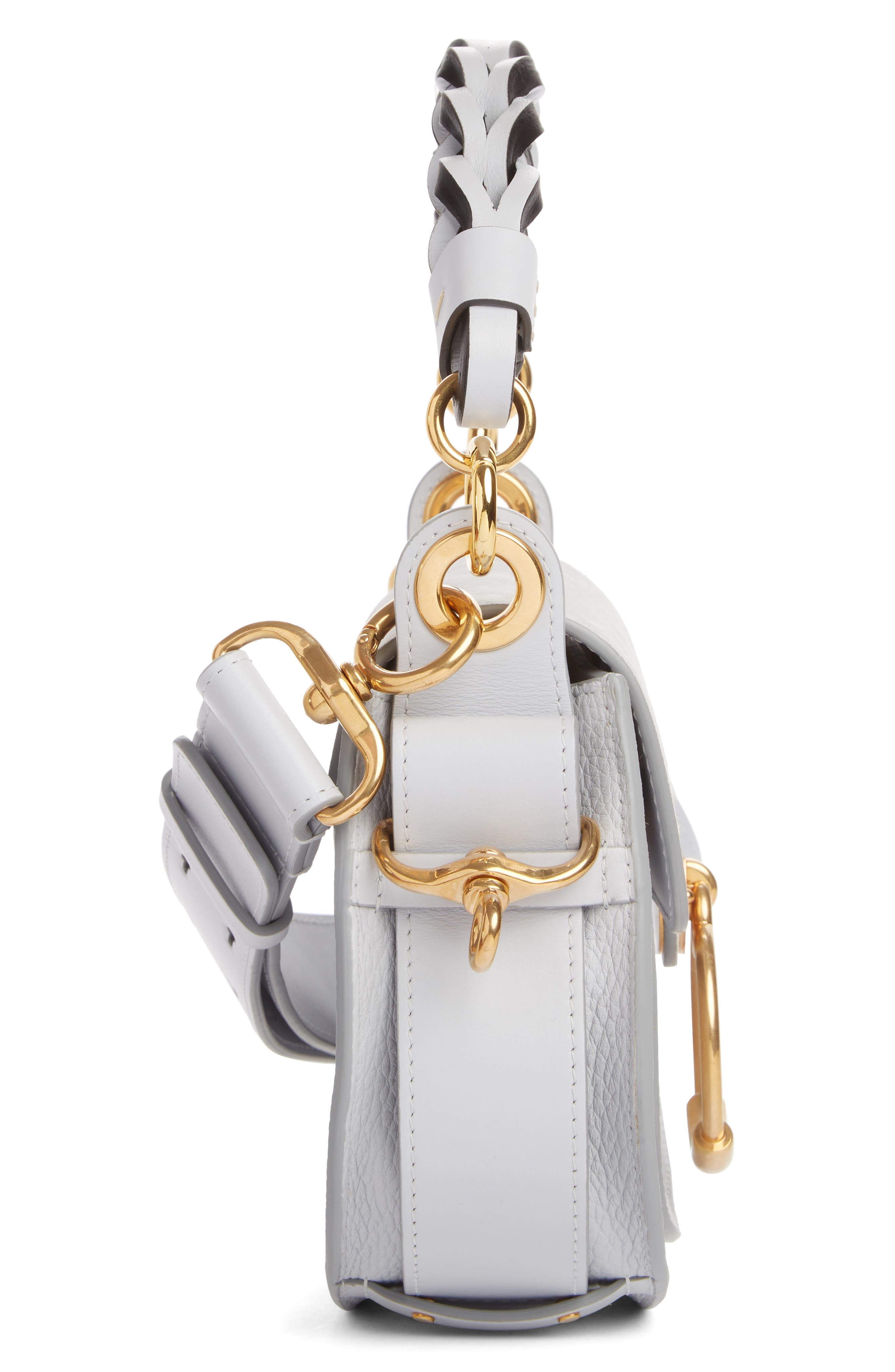 Chloé Small Tess Calfskin Leather Shoulder Bag, Alternate, color, 