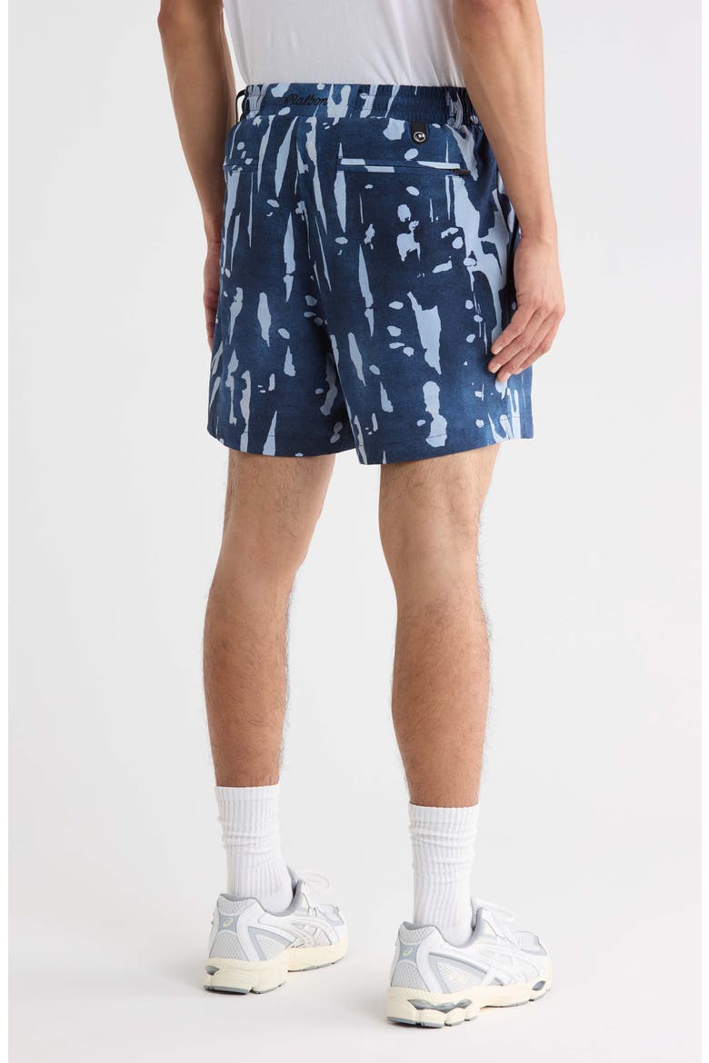 Scooter Inkwash Shorts, Alternate, color, NAVY INK WASH