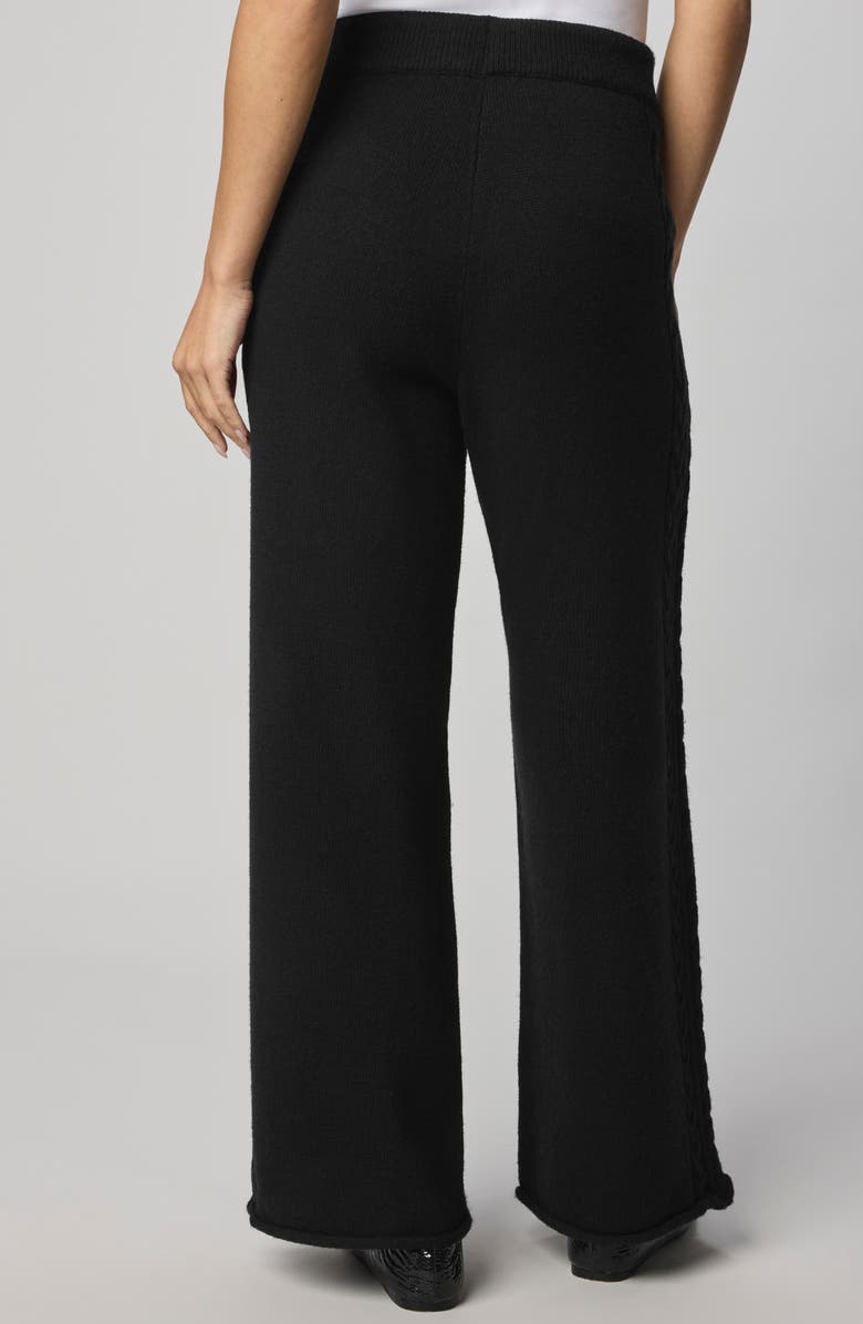 Splendid Jetset Sweater Pants, Alternate, color, Black