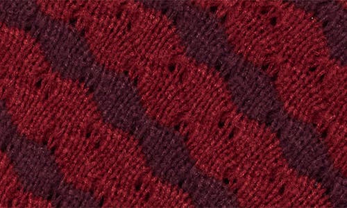 Vero Moda Bubly Crewneck Sweater In Burgundy