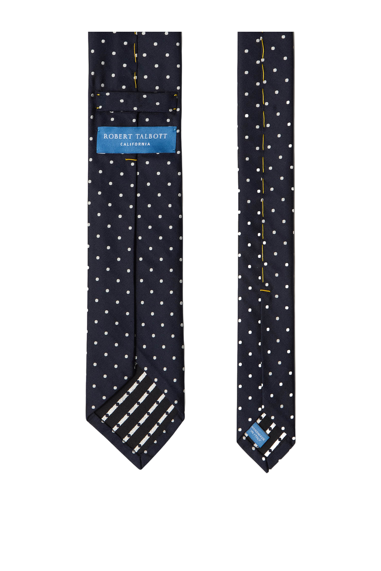 Newman 7 Fold Sport Jacquard Necktie, Alternate, color, Navy