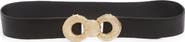 Raina Bowie Textured Bow Leather Belt