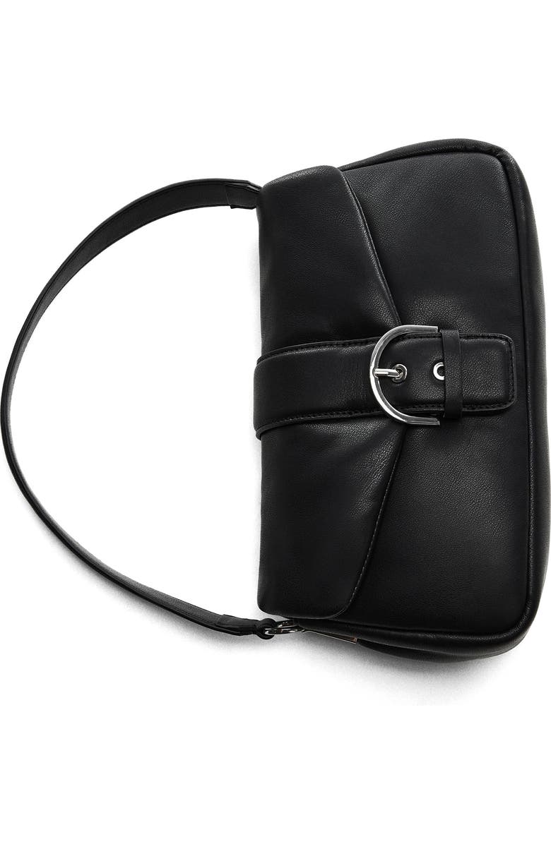 MANGO Faux Leather Shoulder Bag, Alternate, color,