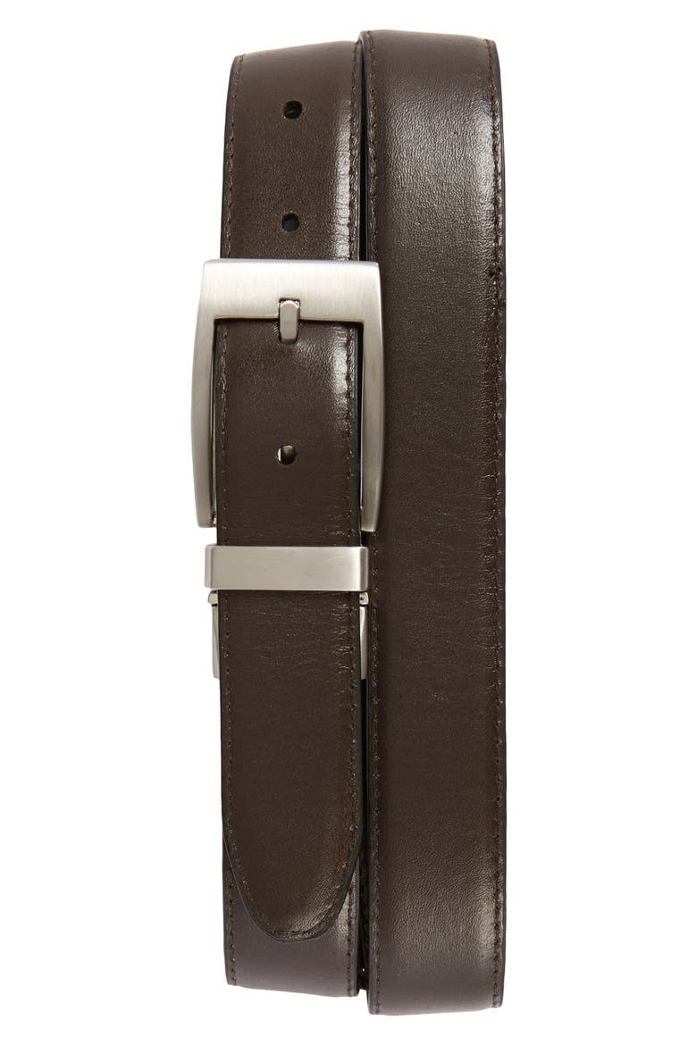 Reversible Leather Belt, Alternate, color, BLACK/BROWN