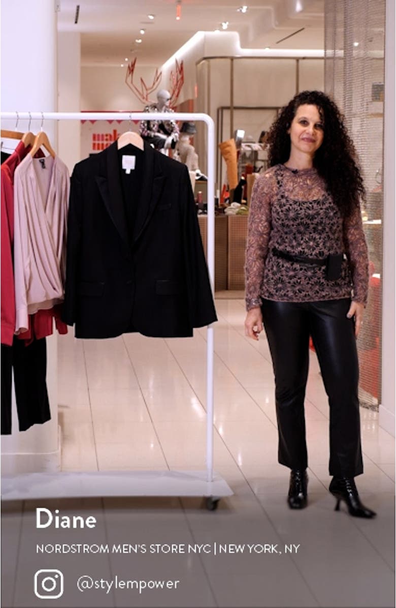 Smoking Oversize Tuxedo Jacket, sales video thumbnail