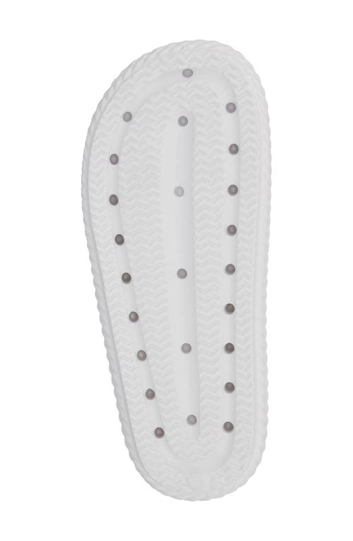 Mia Luvly Slide Sandal In White