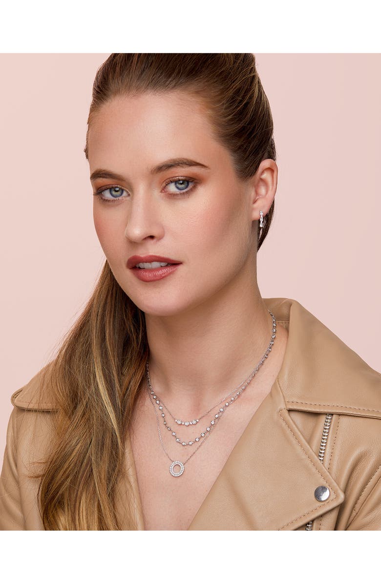 Bony Levy Aviva Diamond Station Necklace, Alternate, color, 