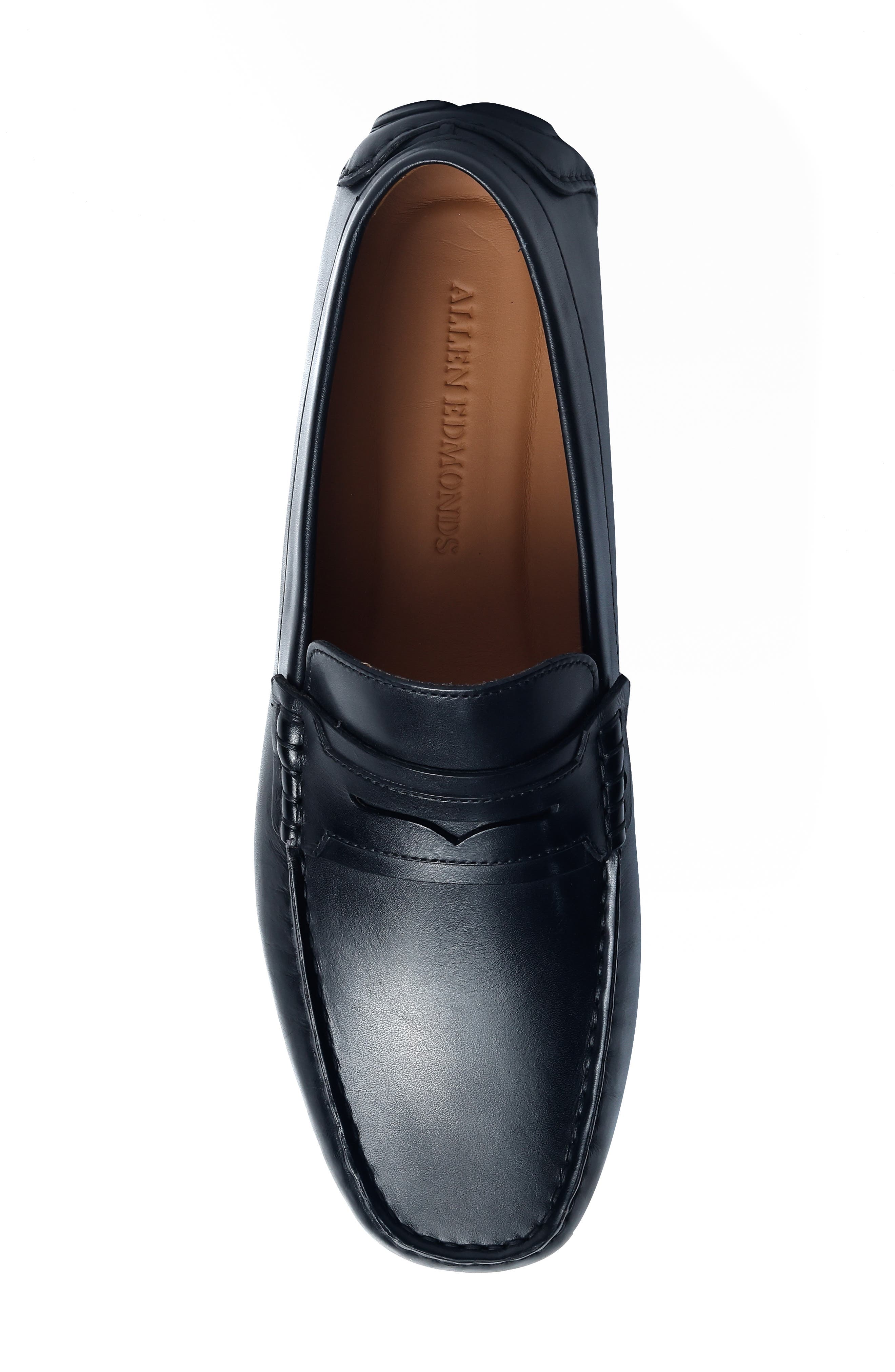 Allen Edmonds Lewis Penny Loafer, Alternate, color, Black - 001