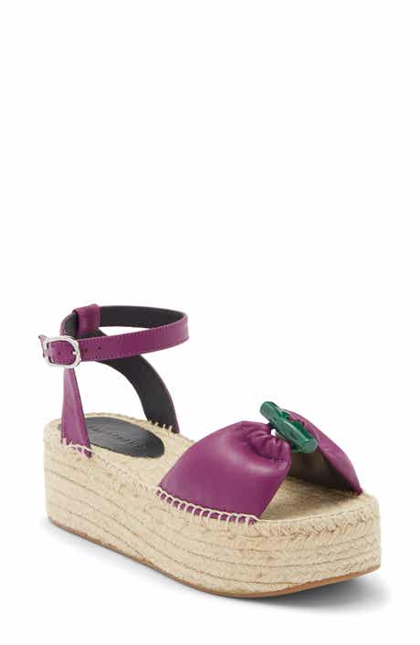 Longchamp Platform Espadrille Sandal