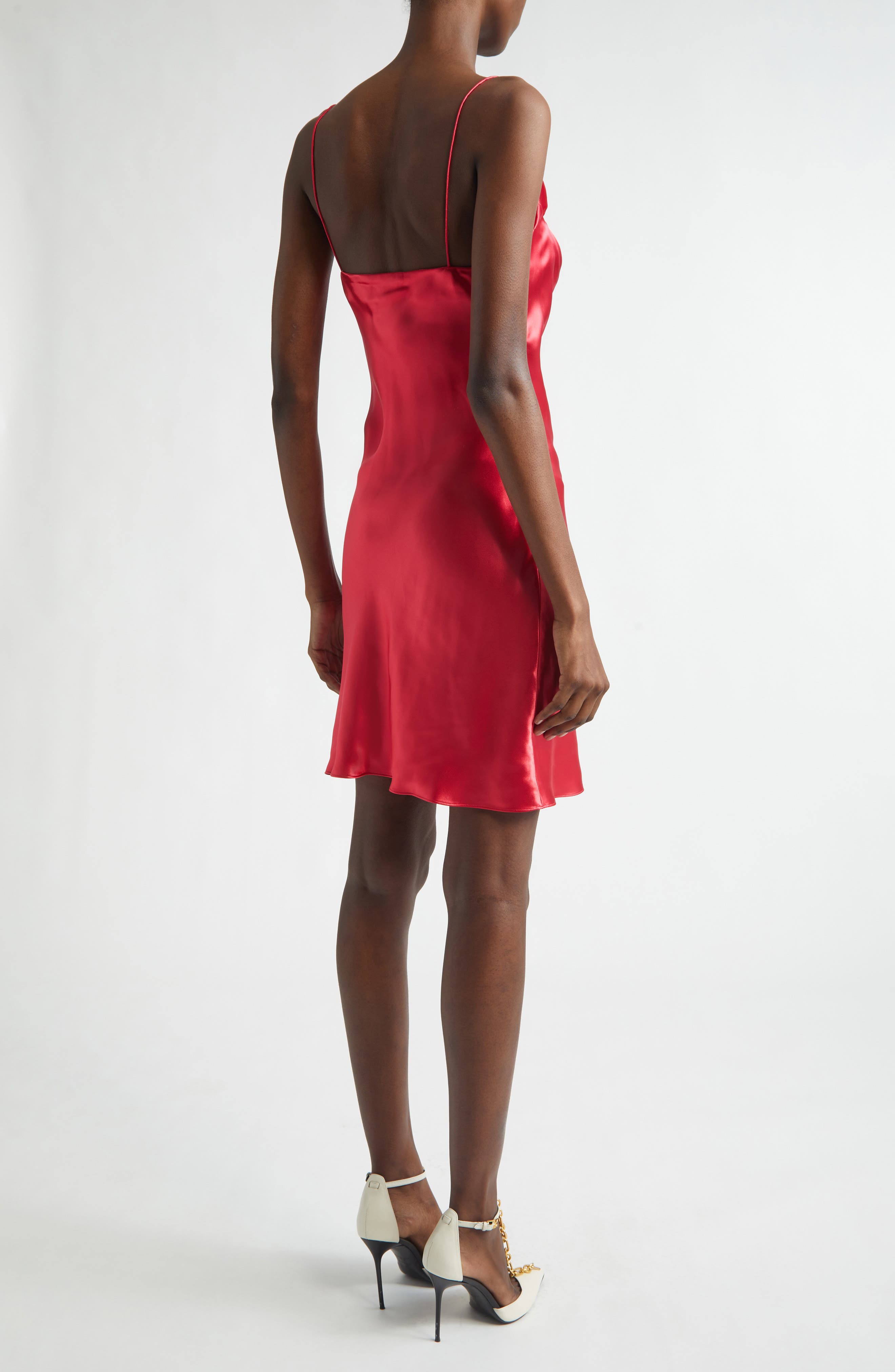 Thin Straps Satin Slipdress - image 2