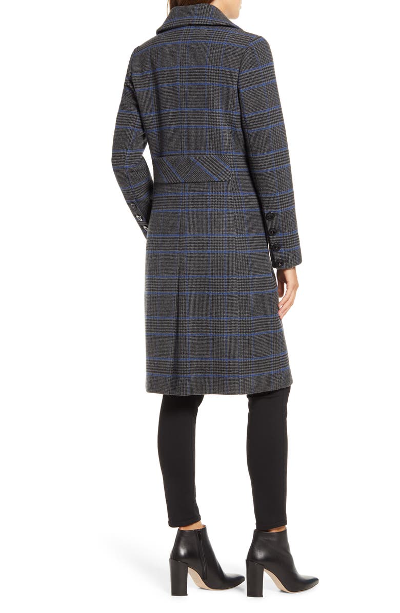 Kenneth Cole New York Plaid Coat, Alternate, color,