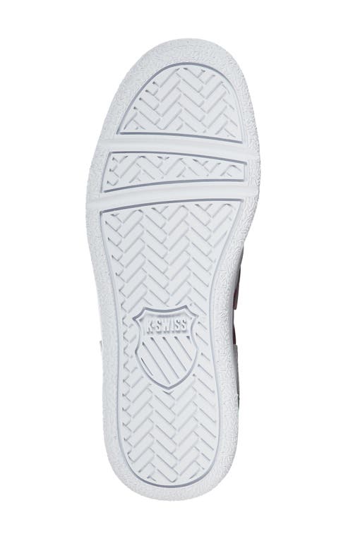 K-swiss Striped Leather Sneakers