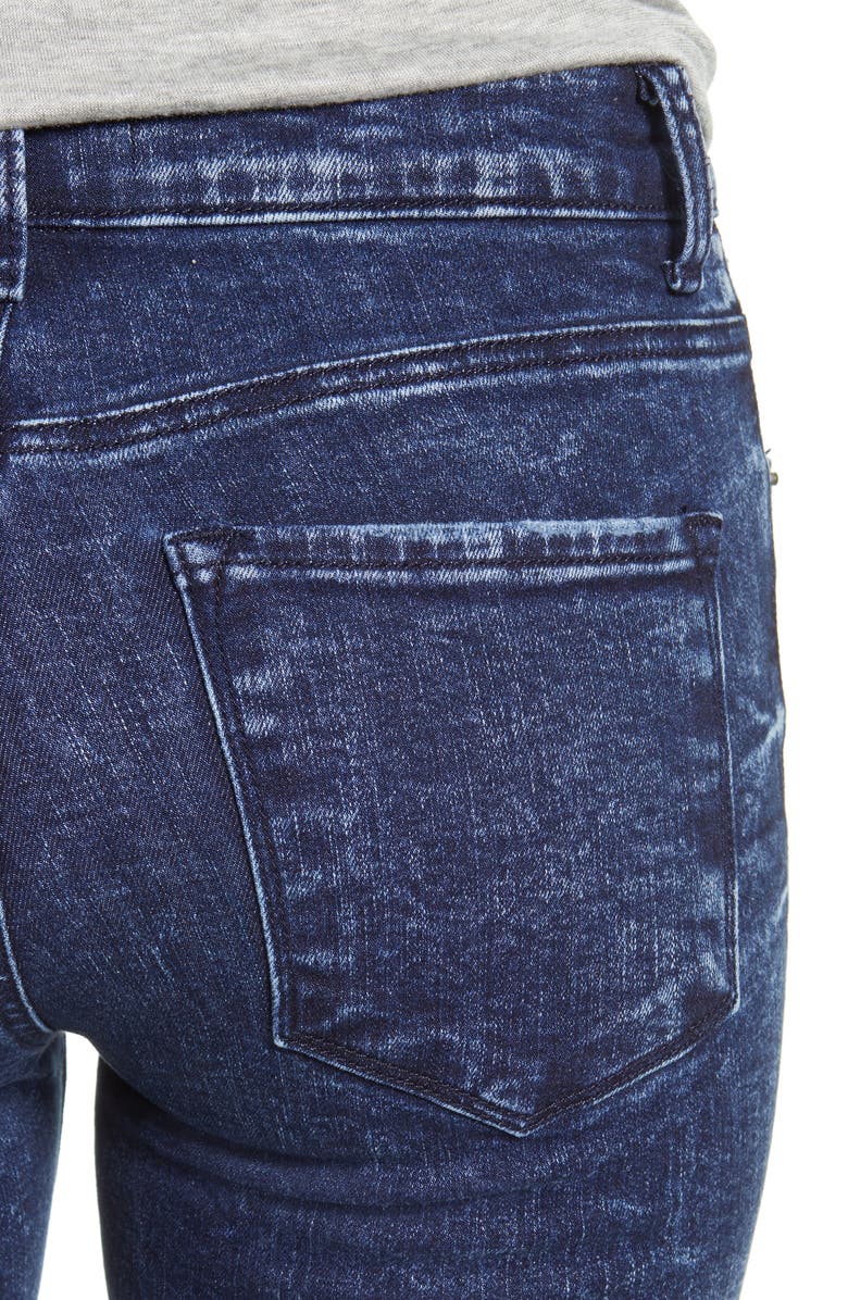 STS Blue Ellie High Rise Raw Hem Skinny Jeans, Alternate, color,