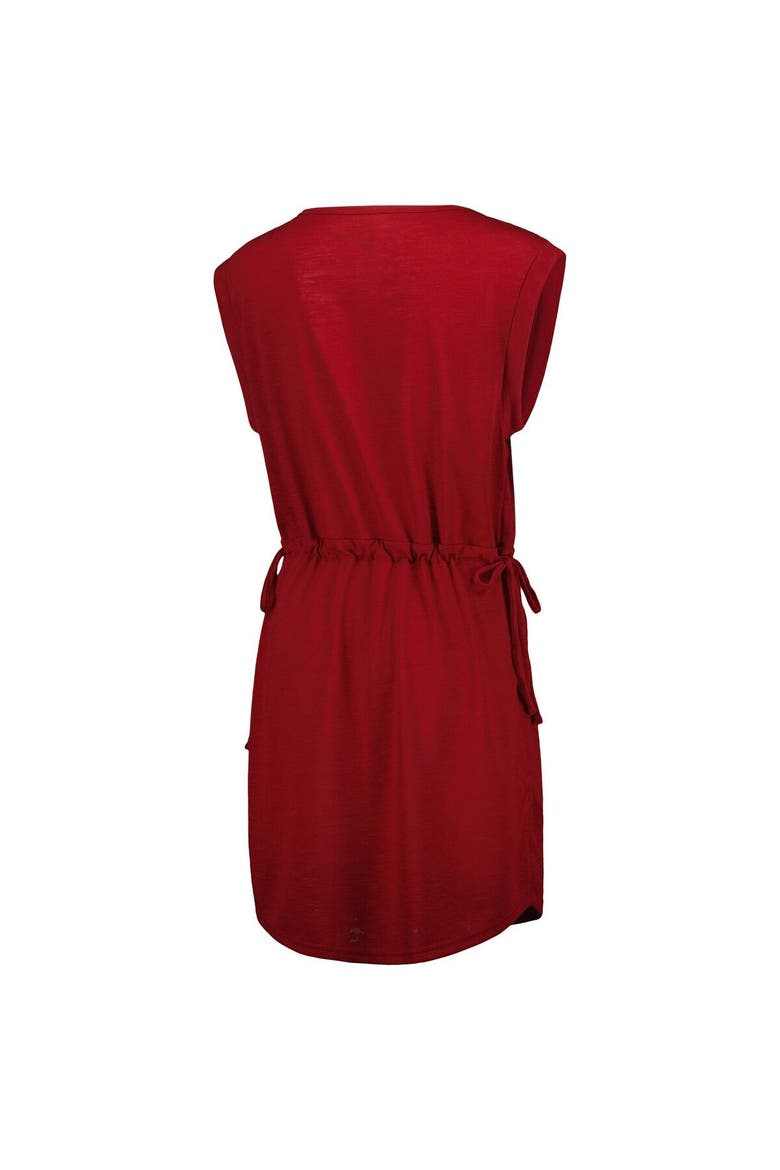 Women's G-III 4Her by Carl Banks Cardinal Arkansas Razorbacks GOAT Swimsuit Cover-Up Dress, Alternate, color, Cardinal