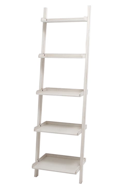 White Traditional Shelving Unit