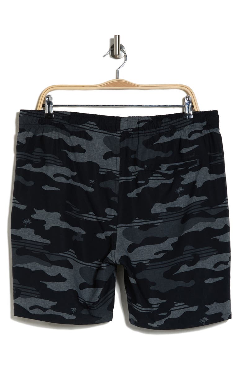 TravisMathew Leaderboard Stretch Shorts, Alternate, color, Black