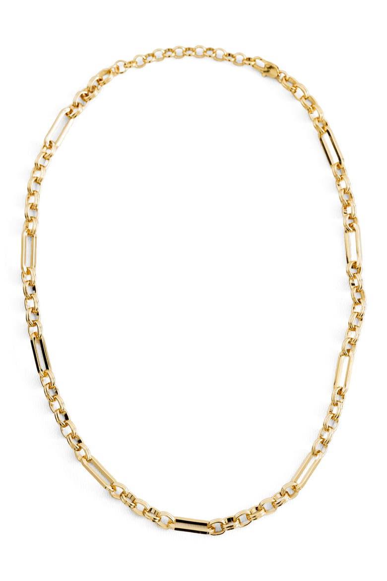 Chain Link Necklace, Alternate, color, GOLD