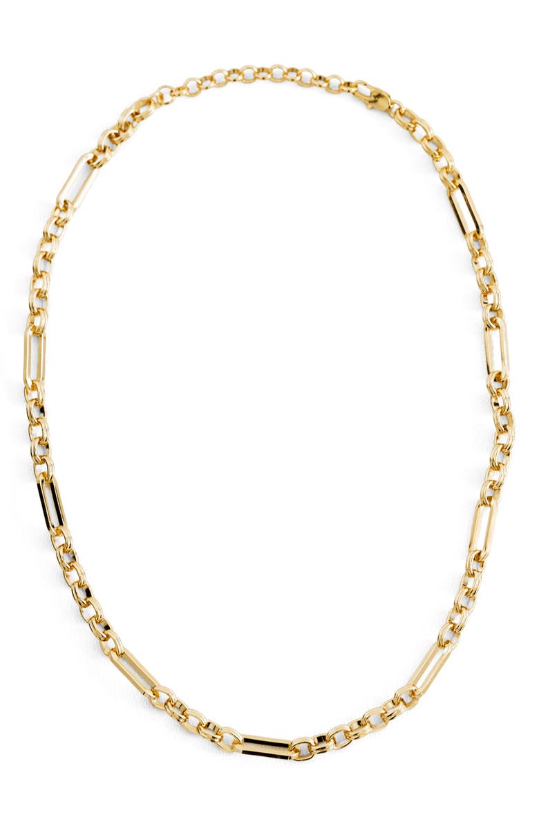 Luv AJ Chain Link Necklace, Alternate, color, Gold
