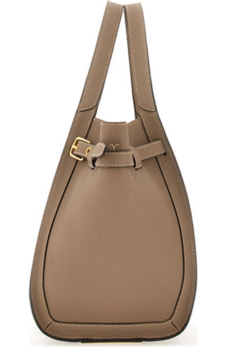 Tod's T Timeless Leather Shopping Bag, Alternate, color, Creta Chiaro