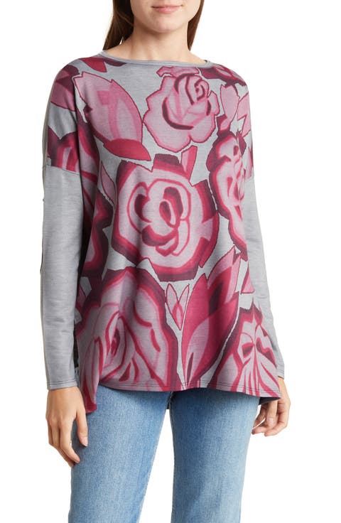 Drop Shoulder Knit Top