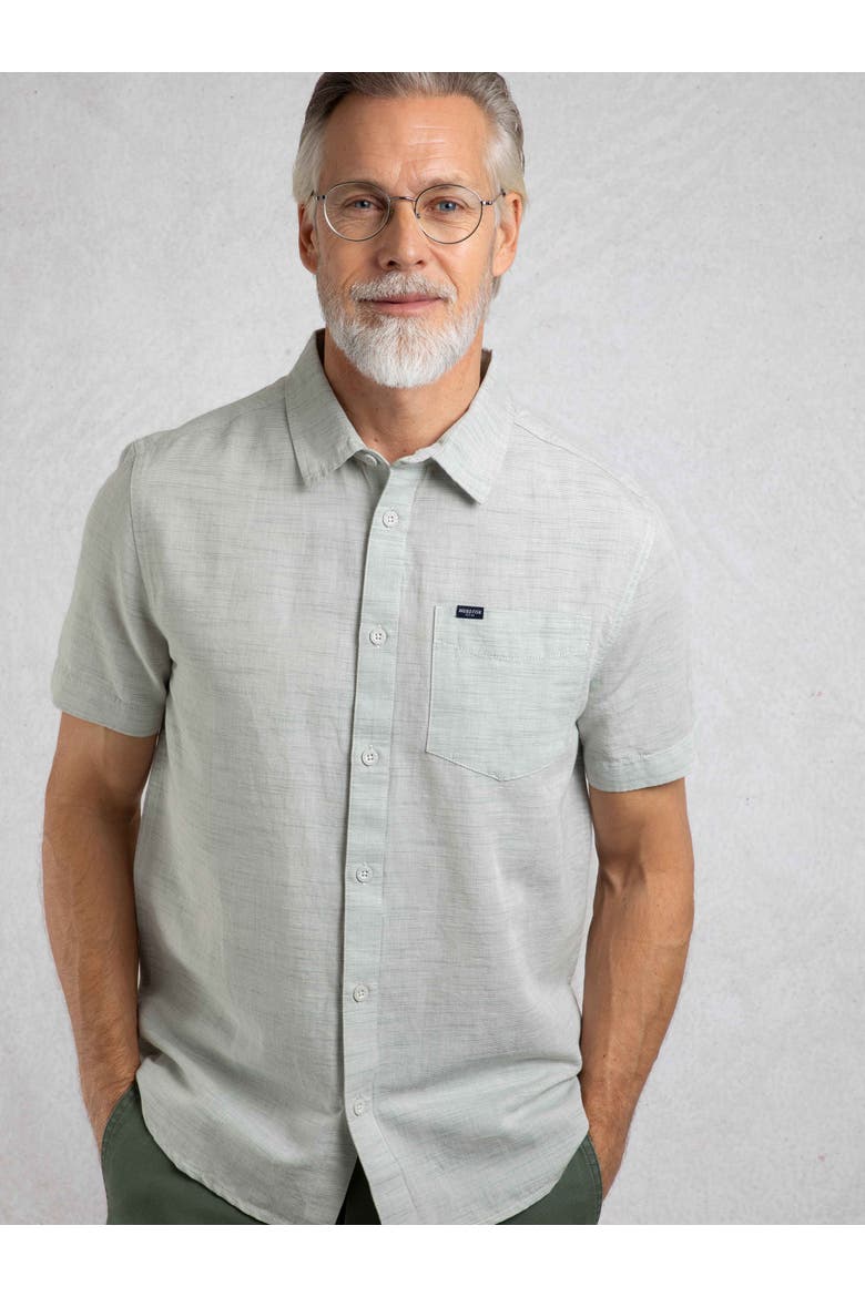 Washton Short Sleeve Shirt, Main, color, Army Green