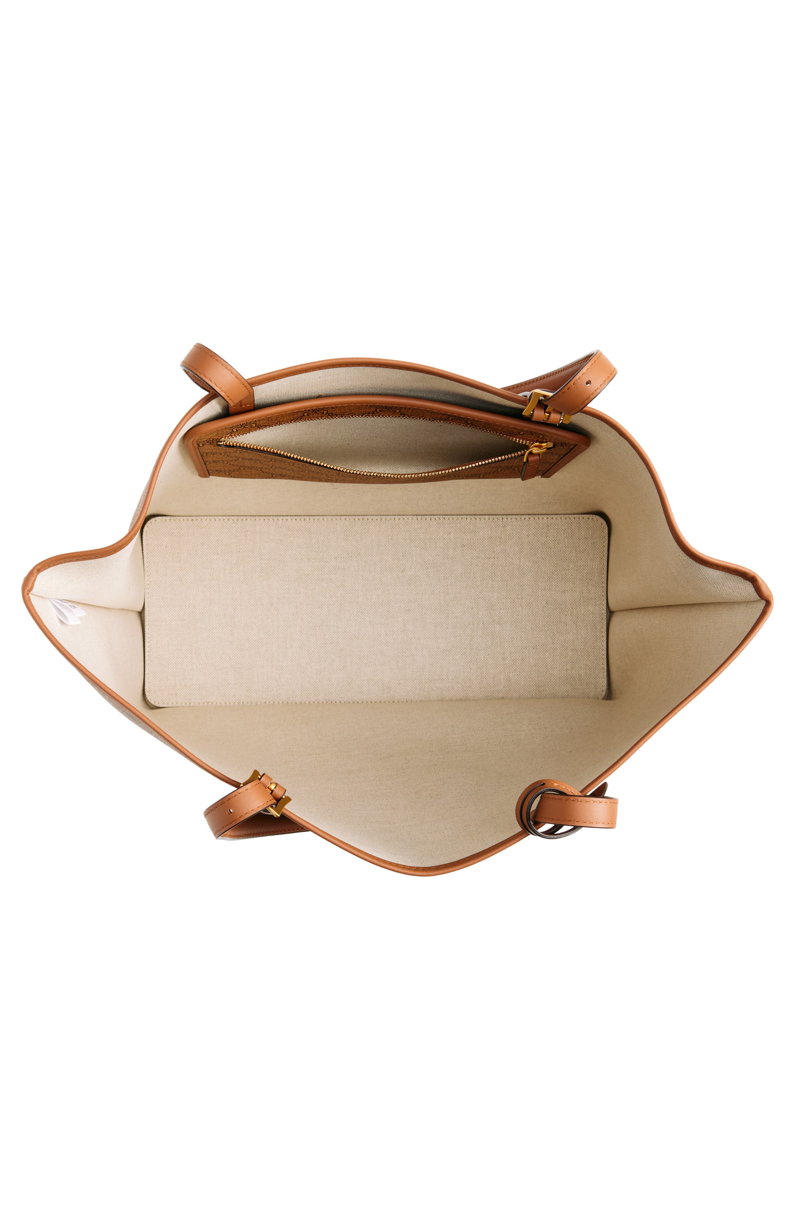 MCM Himmel Lauretos Coated Canvas Shopper Bag, Alternate, color, 