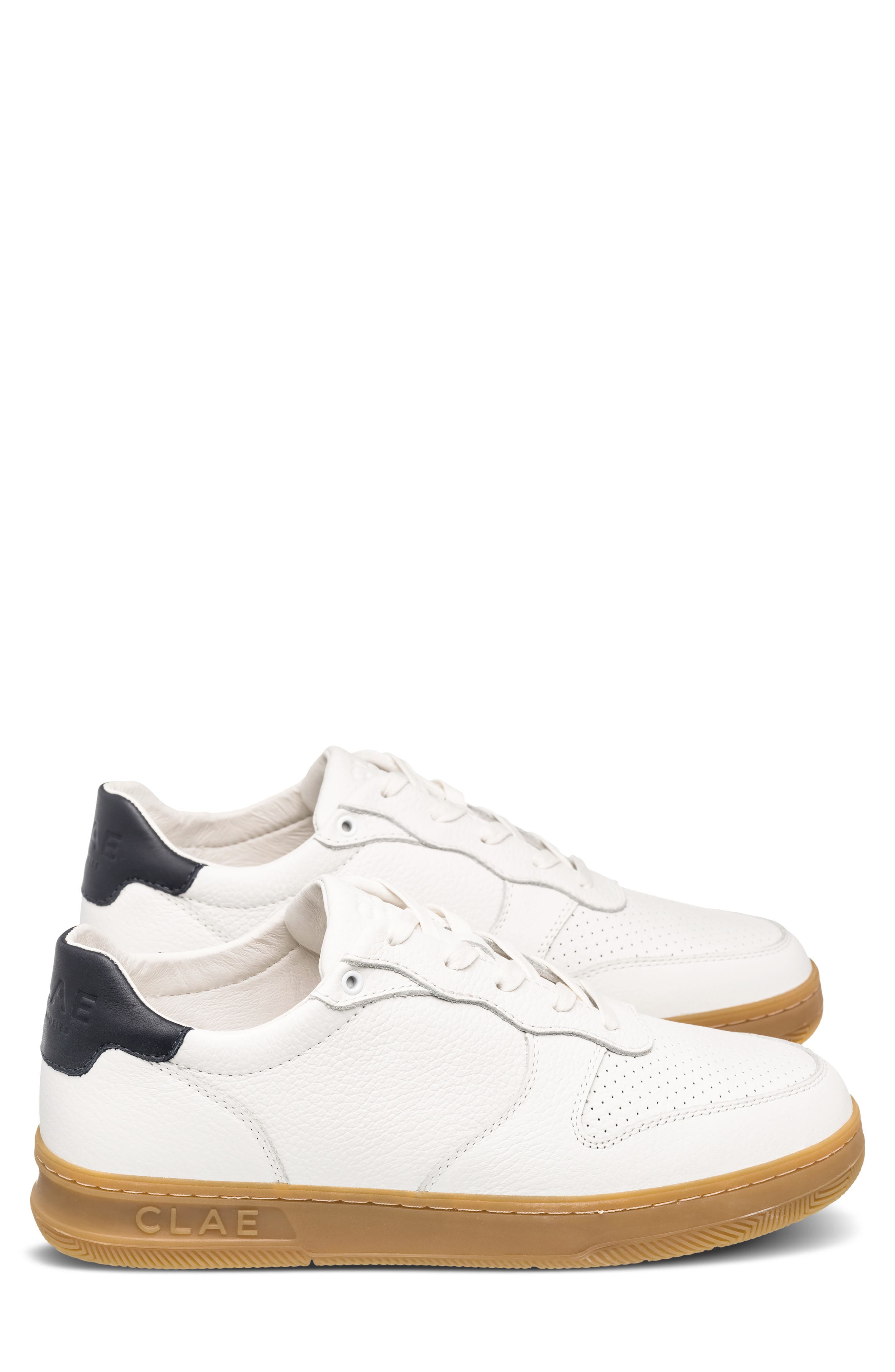 CLAE Malone Sneaker, Alternate, color, White Navy Light Gum