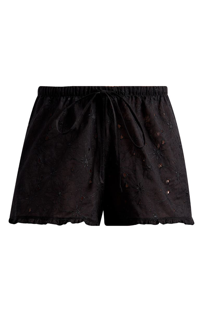 Florence by Mills Eyelet Tie Waist Organic Cotton Shorts, Alternate, color, 