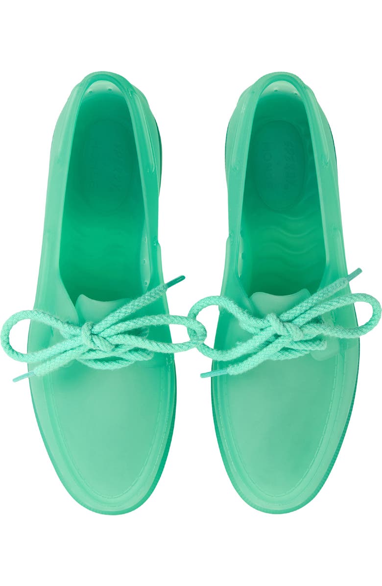 Sperry x Monse Authentic Original<sup>™</sup> 2-Eye Jelly Boat Shoe, Alternate, color, Teal