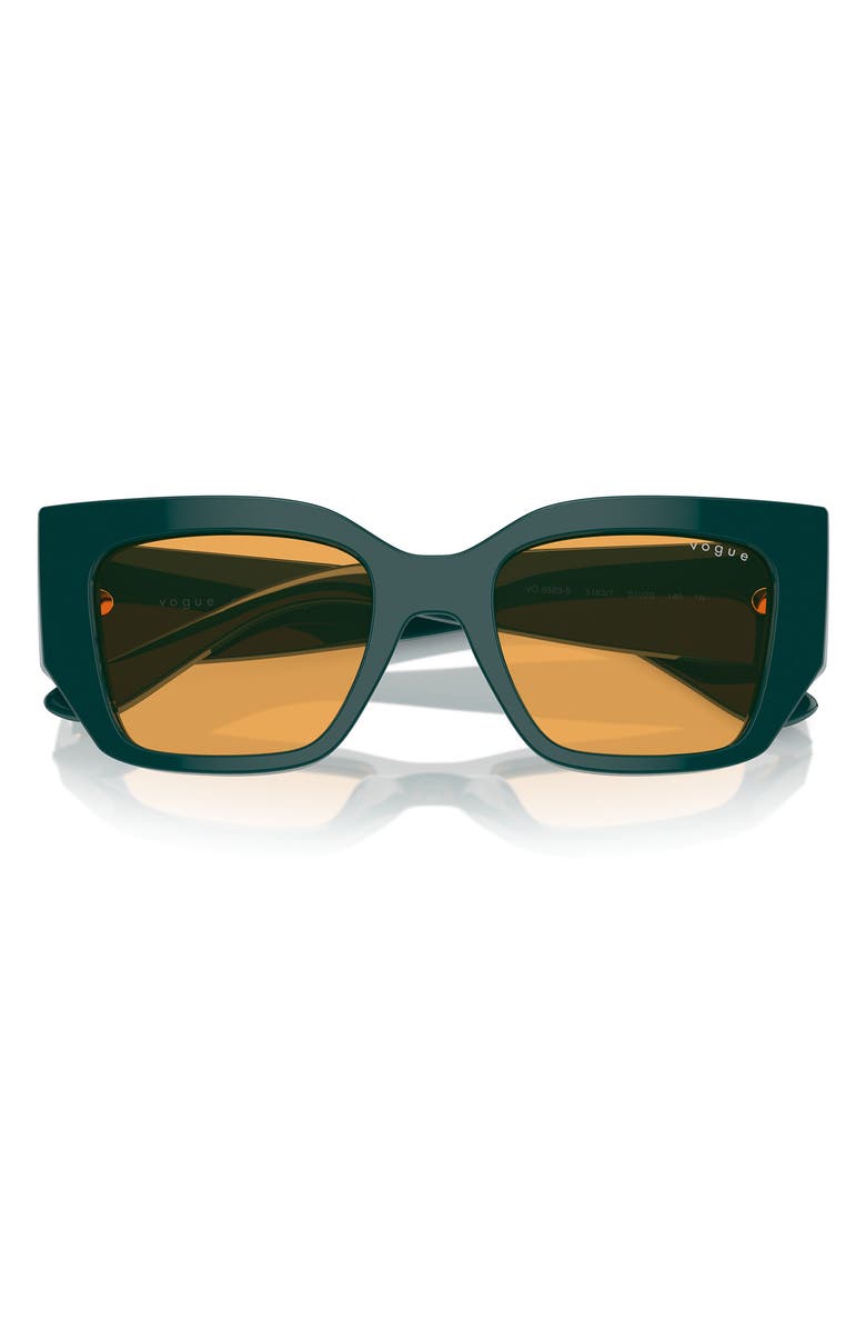 VOGUE 51mm Irregular Sunglasses, Alternate, color, Octanium