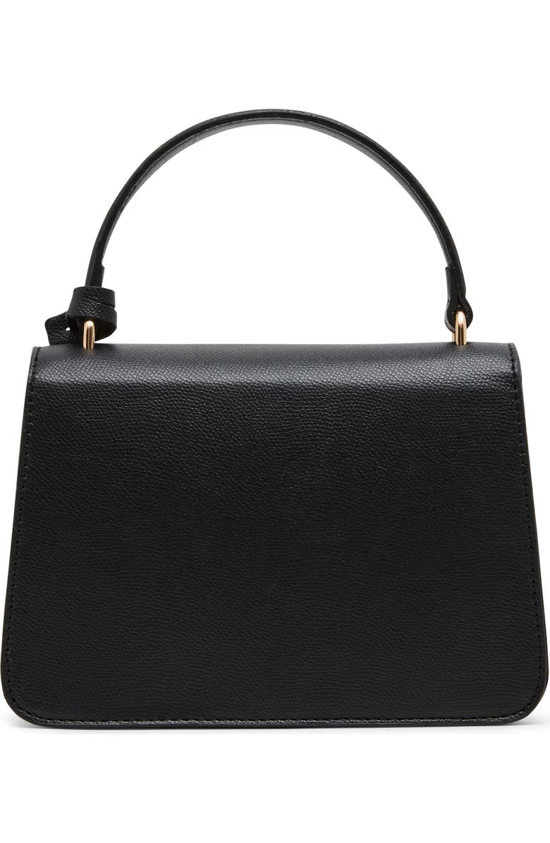 Anne Klein Belt Frame Satchel, Alternate, color, Black