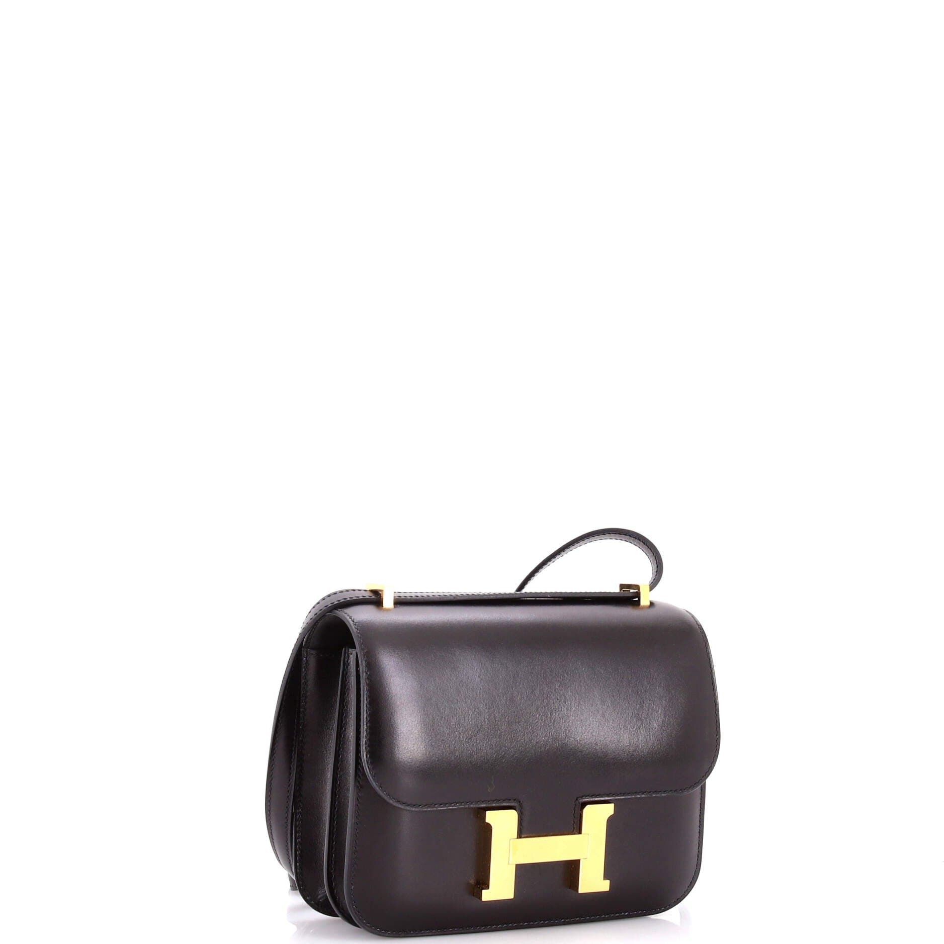 Pre-Owned Hermes Constance NM Bag Tadelakt 18, Alternate, color, Noir