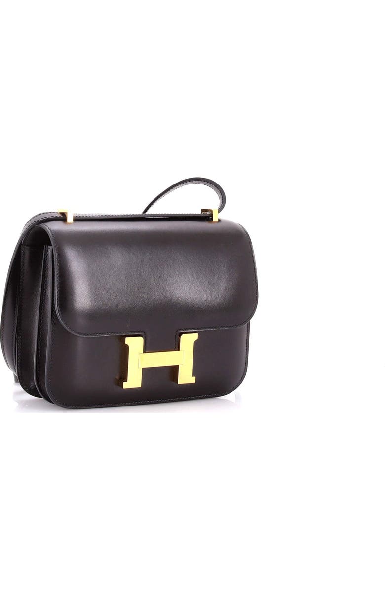 Pre-Owned Hermes Constance NM Bag Tadelakt 18, Alternate, color, Noir