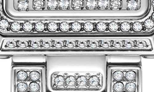 Jbw Arc Diamond Wrap Bracelet Watch, 23mm In Silver