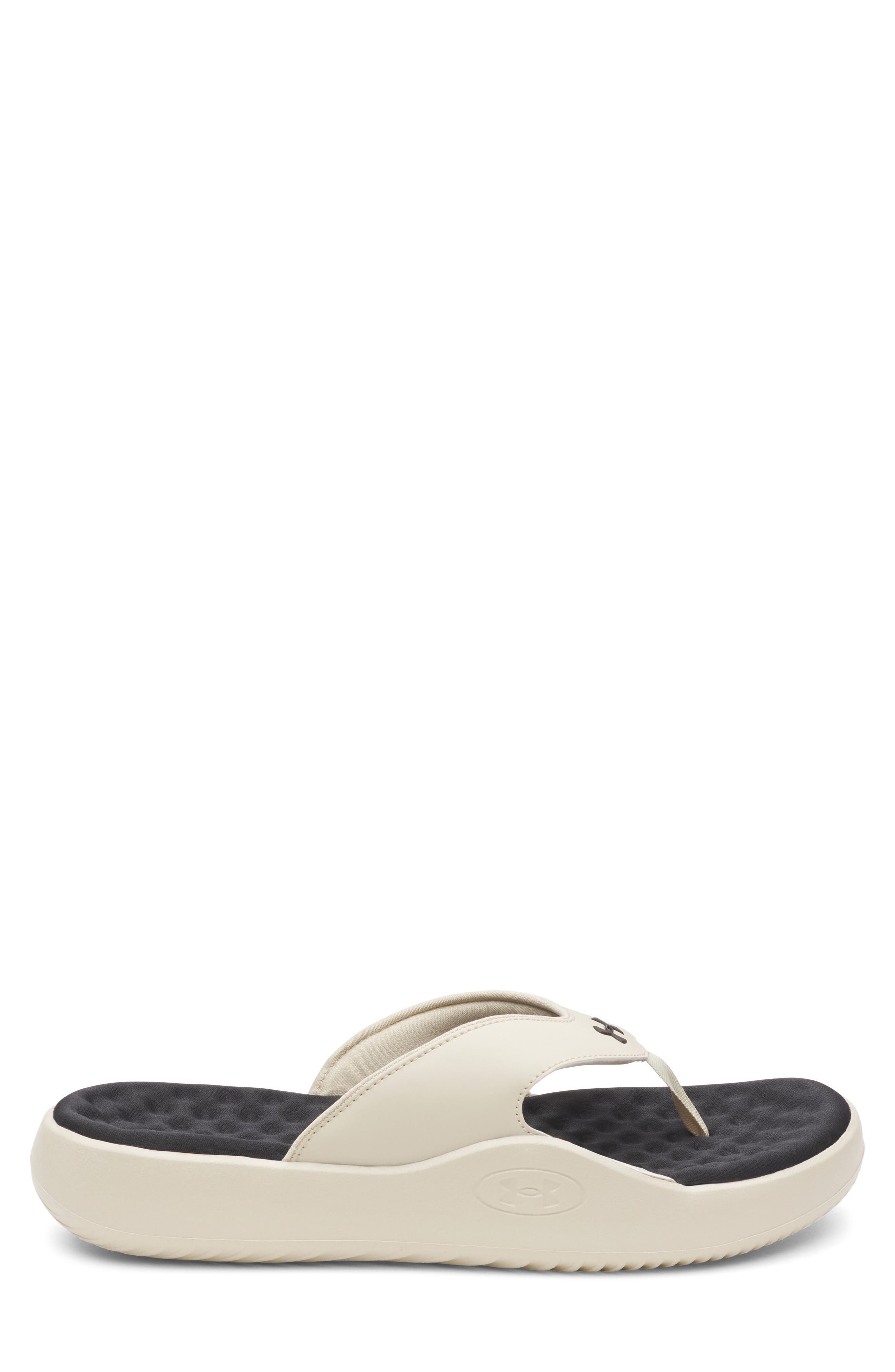 UA Ignite Pro 8 Water Resistant Flip Flop, Alternate, color, SANDSTORM / SANDSTORM / BLACK
