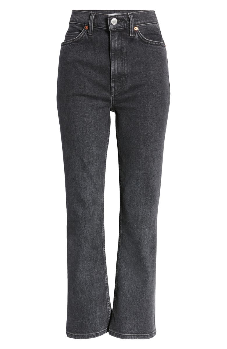 Re/Done '70s High Waist Crop Bootcut Jeans, Alternate, color, 