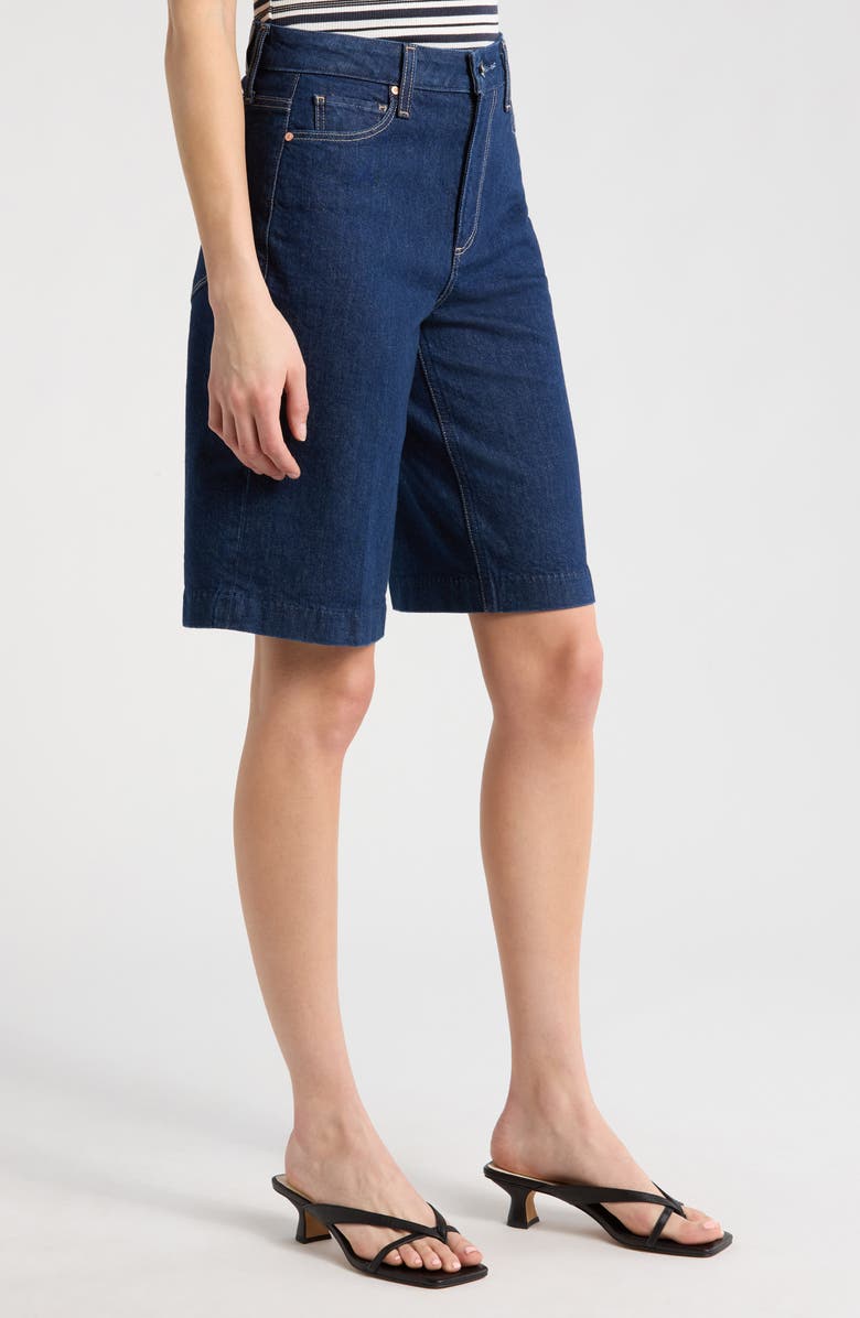 PAIGE Cadee Denim Bermuda Shorts, Alternate, color, Casa