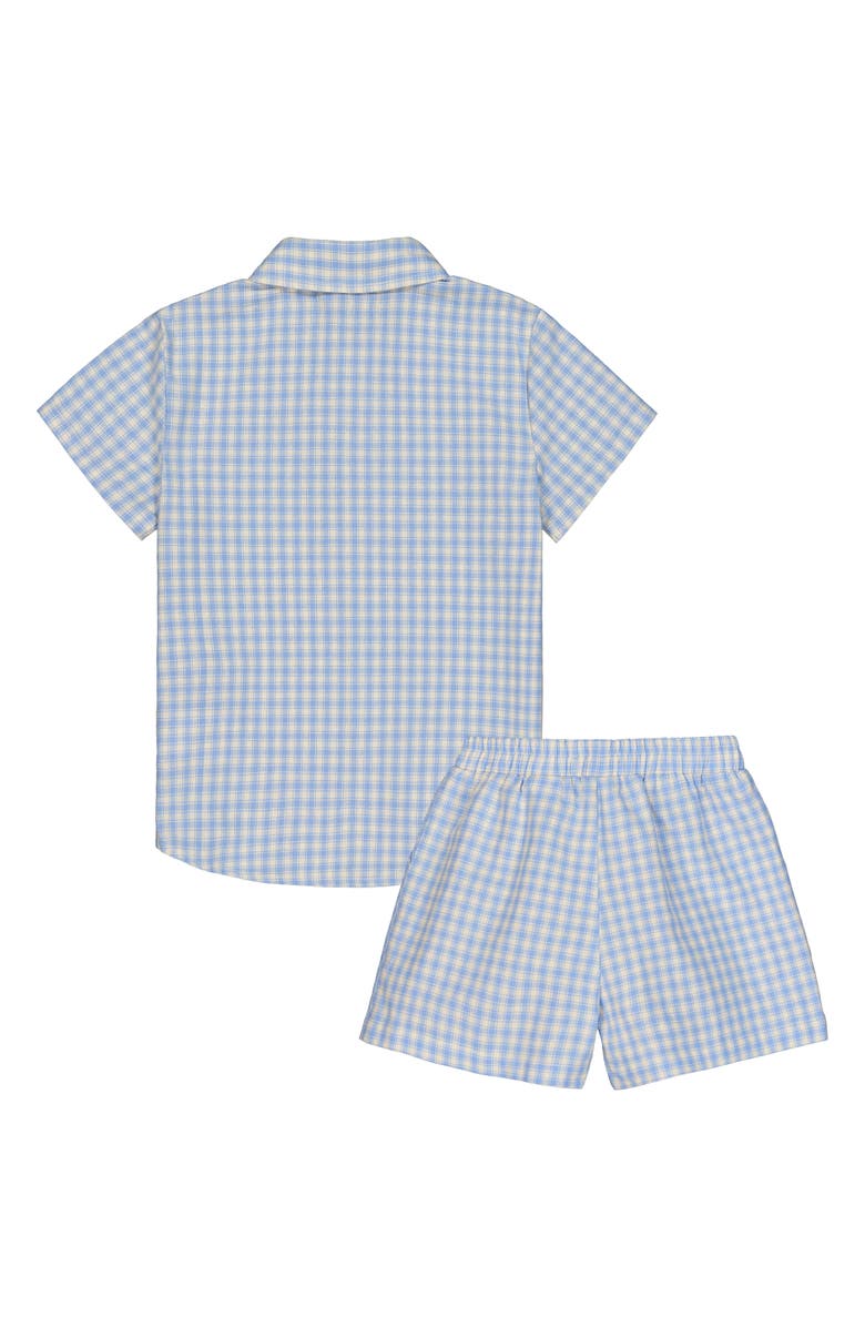 Joe's Jeans Button-Up Shirt & Shorts Set, Alternate, color, Light Blue