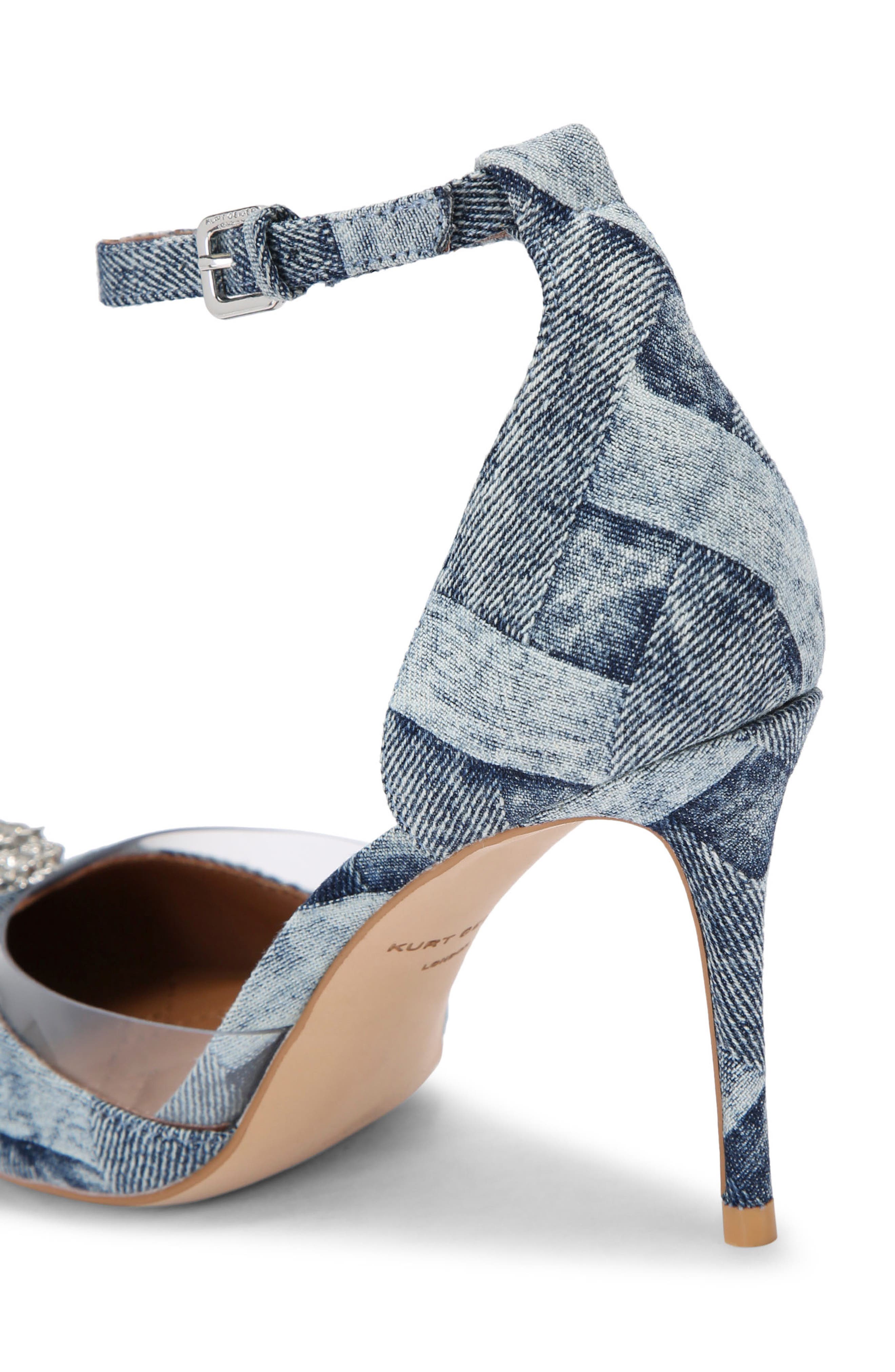 Kurt Geiger London Belgravia d'Orsay Ankle Strap Pump, Alternate, color, 