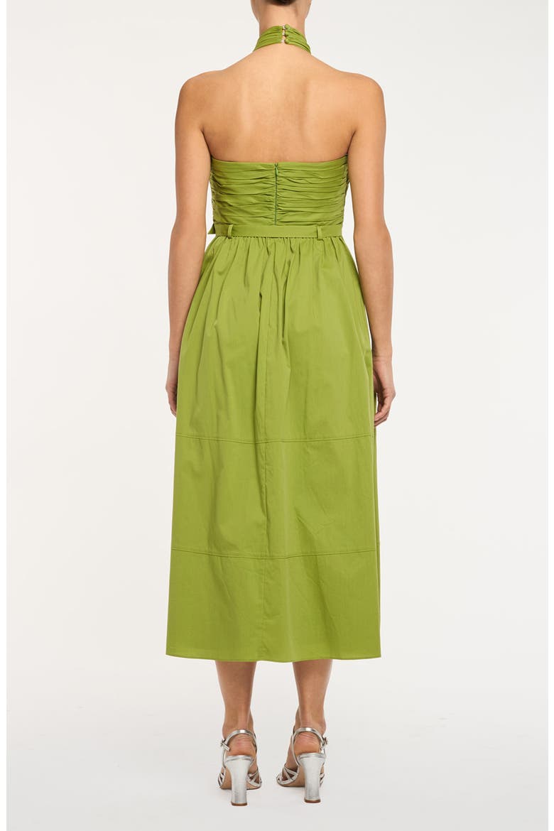 lime green halter dress Aura | Halter-Neck Cut-Out Split Maxi Step into the room and let your Aura do the talking In The Style Halter Neck