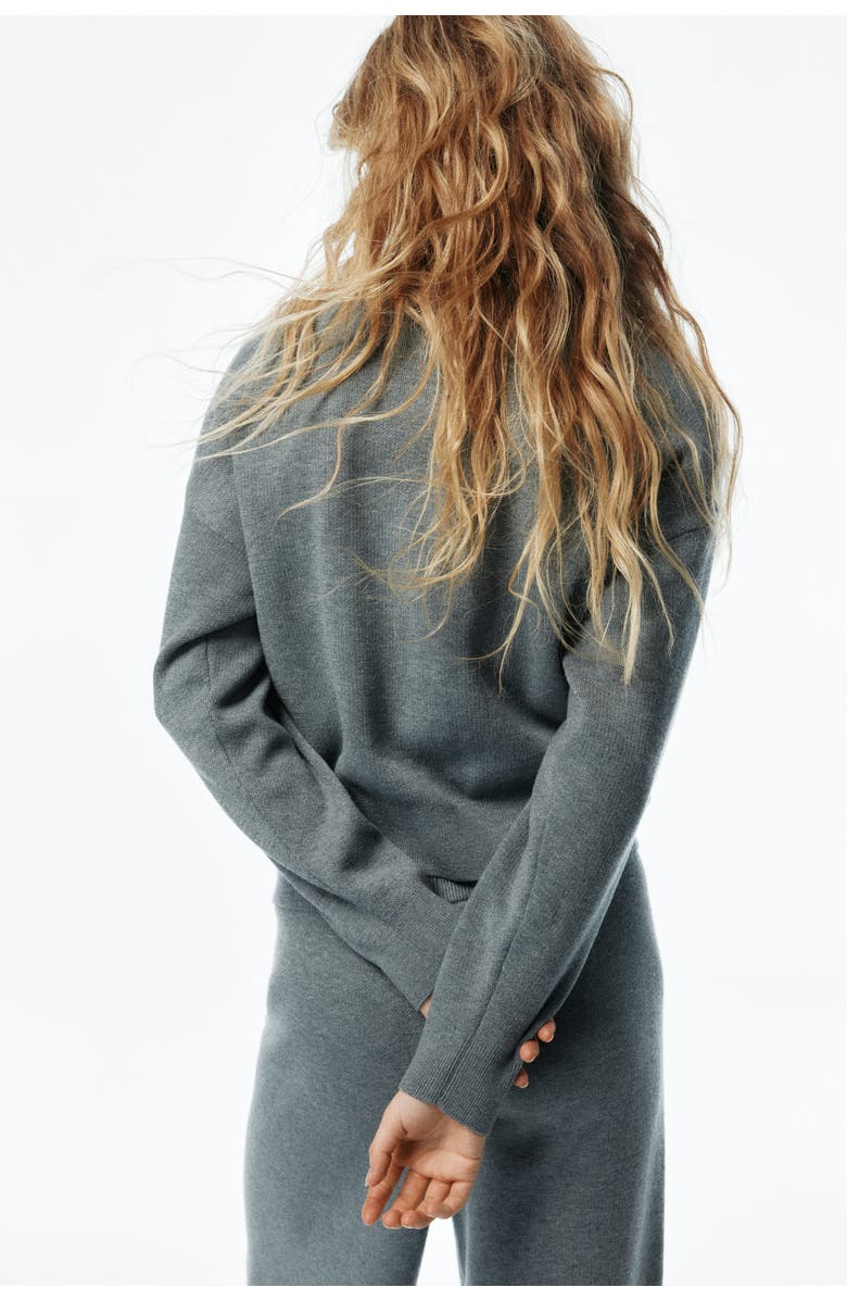 H&M Zip-top Jumper, Alternate, color, Gray Melange